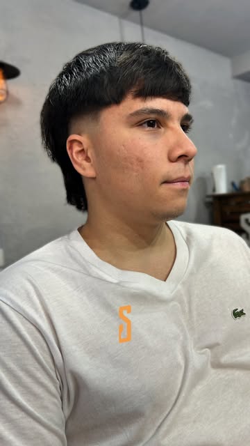 Corte texturizado recién terminado